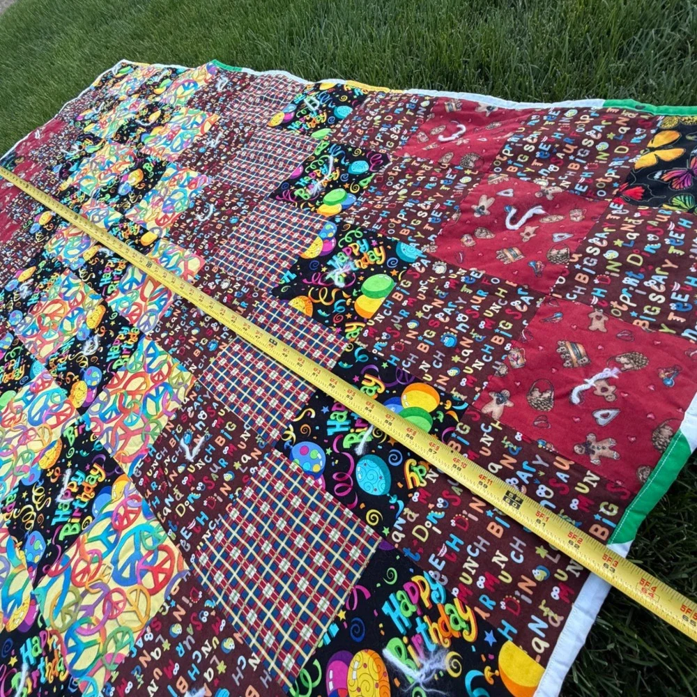 Handmade patchwork quilt